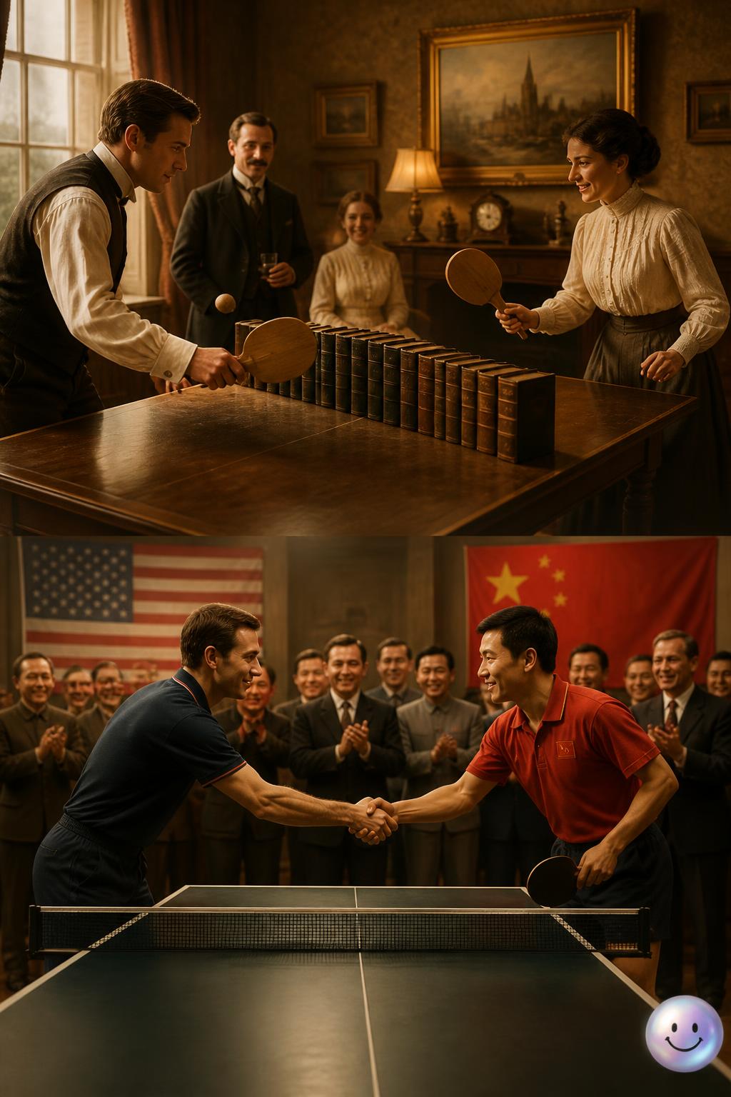 Table tennis from dining tables to diplomacy
