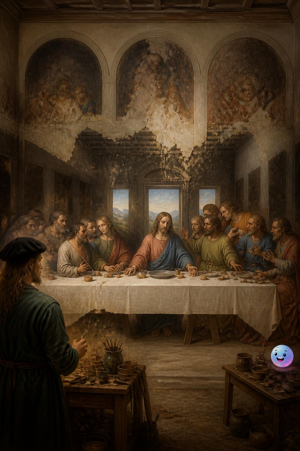 Das Abendmahl und das bröckelnde Experiment