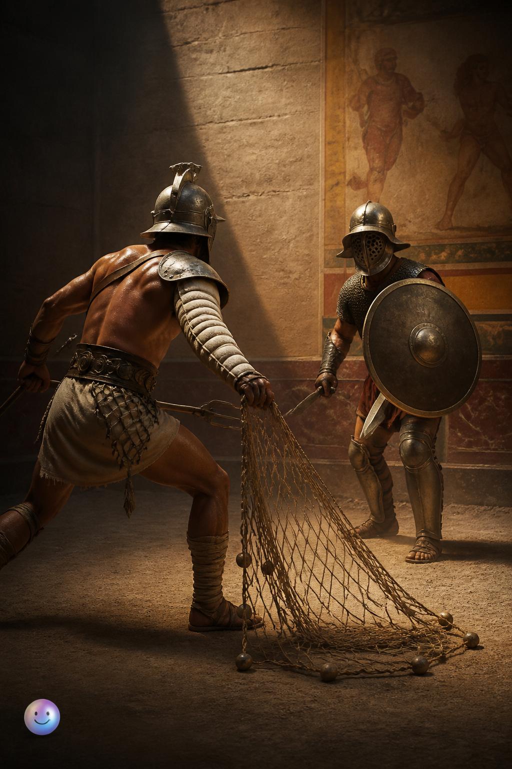 The net and trident combat style