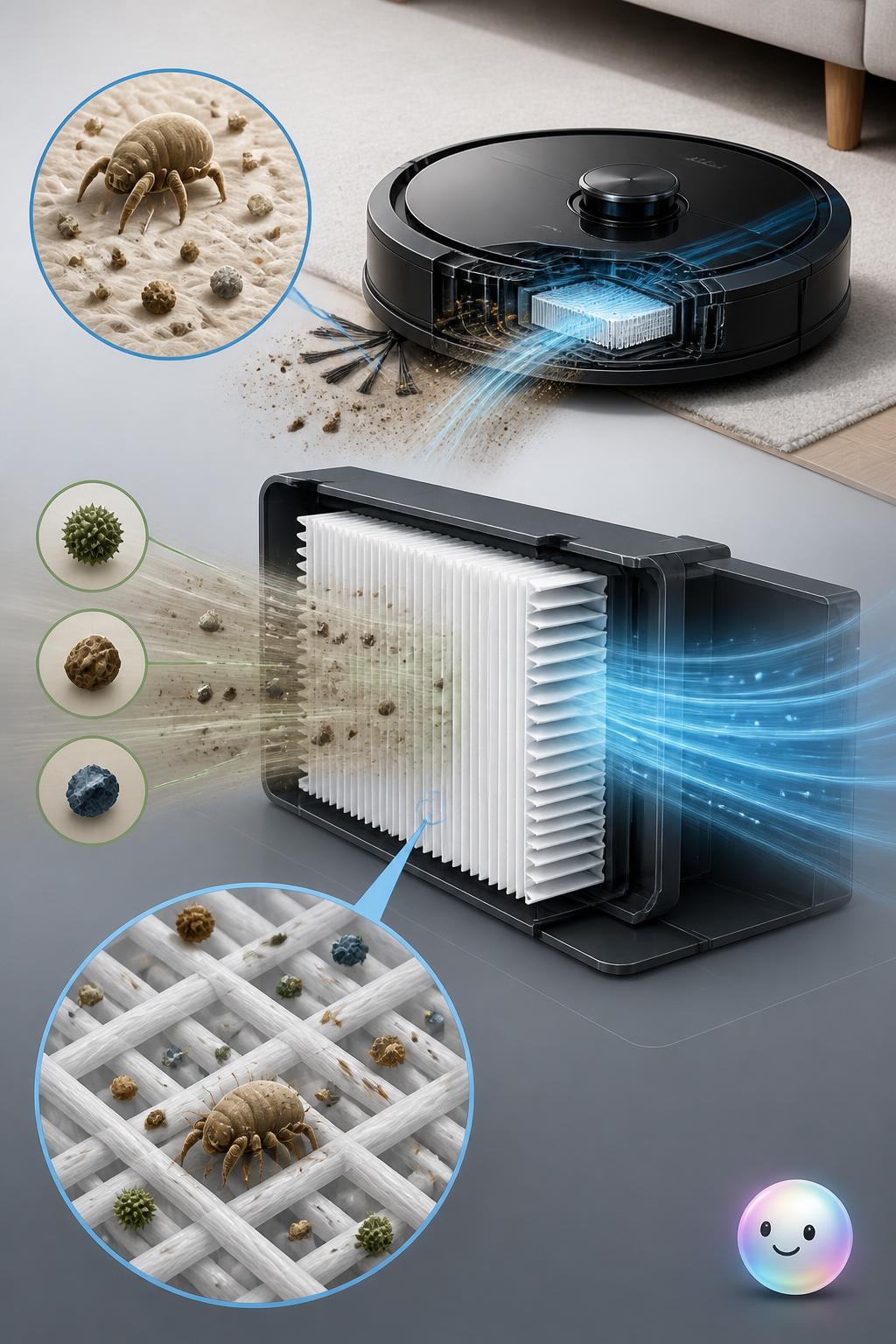 HEPA filters as microscopic shields