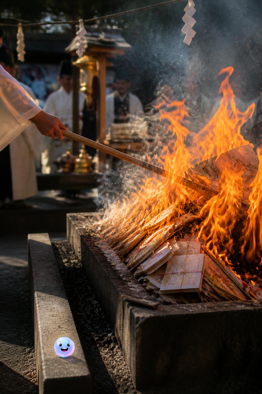 The ritual of sacred fire
