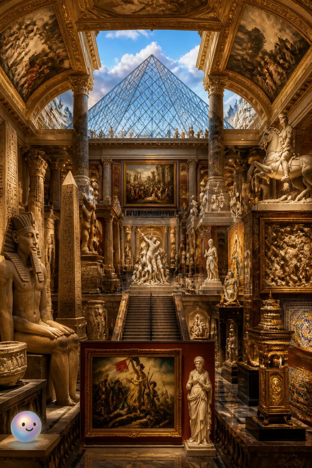 The underground city of the Carrousel
