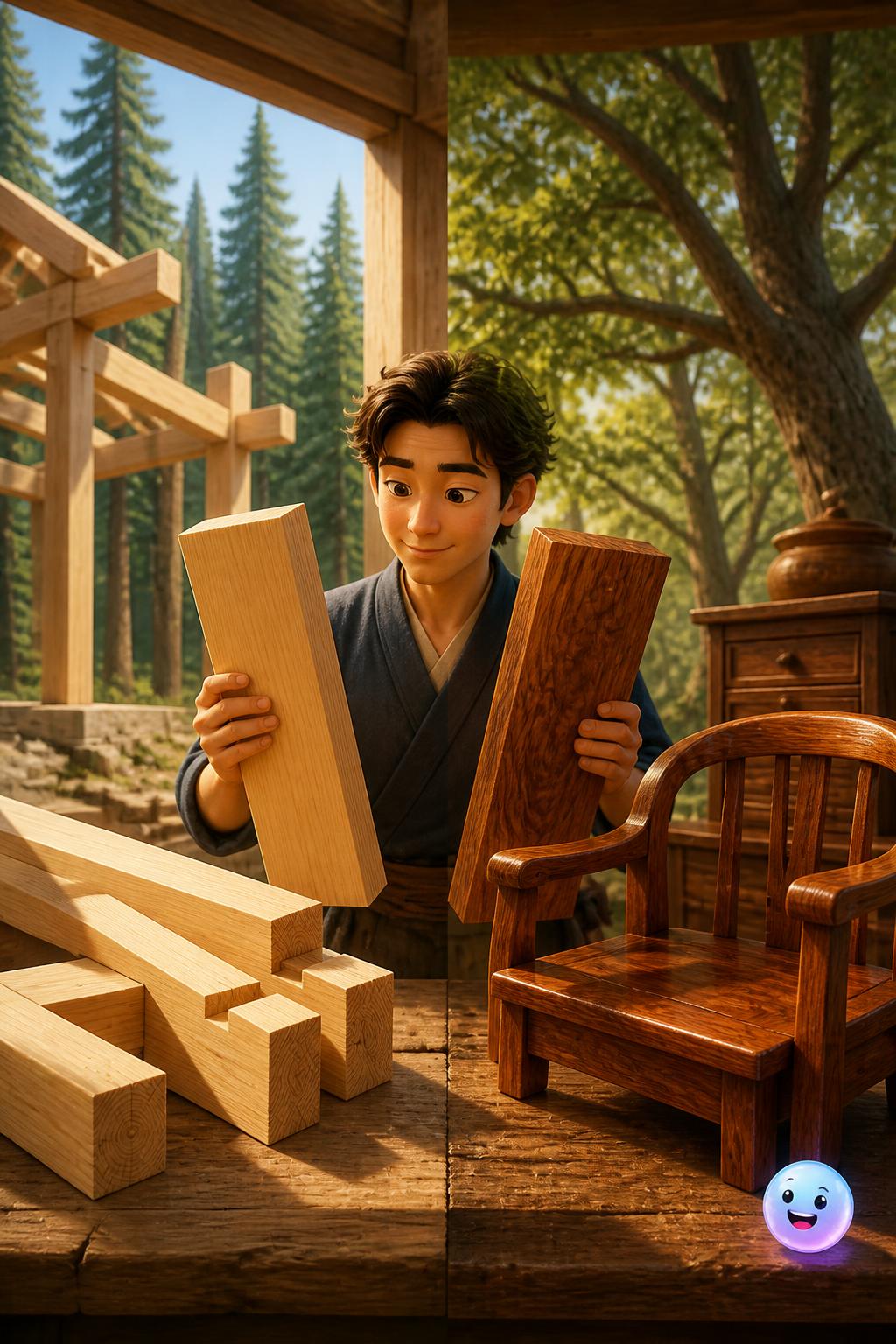 木の「個性」を読み解く：針葉樹と広葉樹