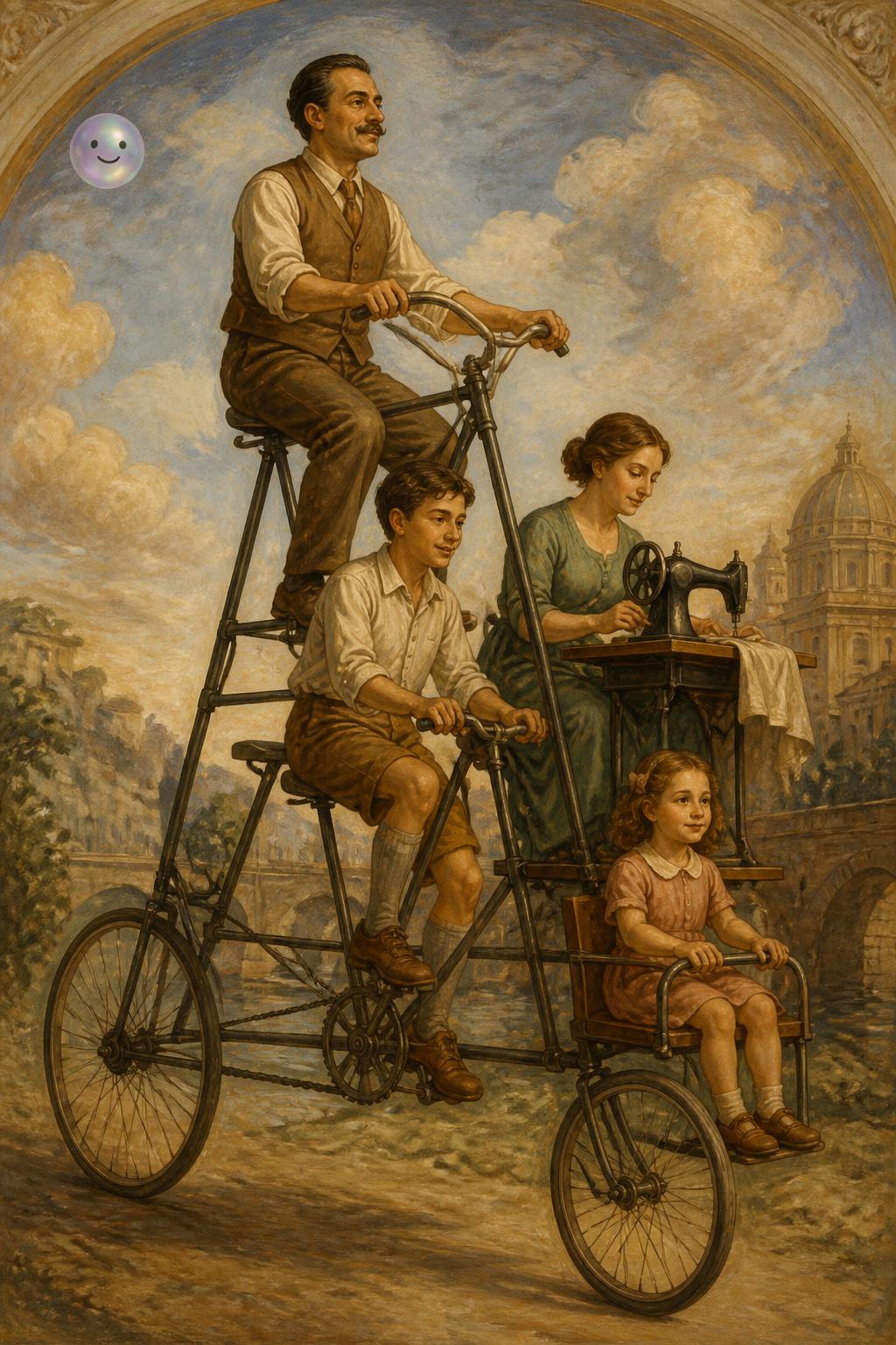 The bicycle built for family safety