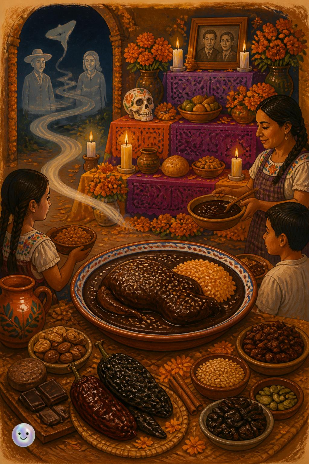 La ofrenda del Día de Muertos