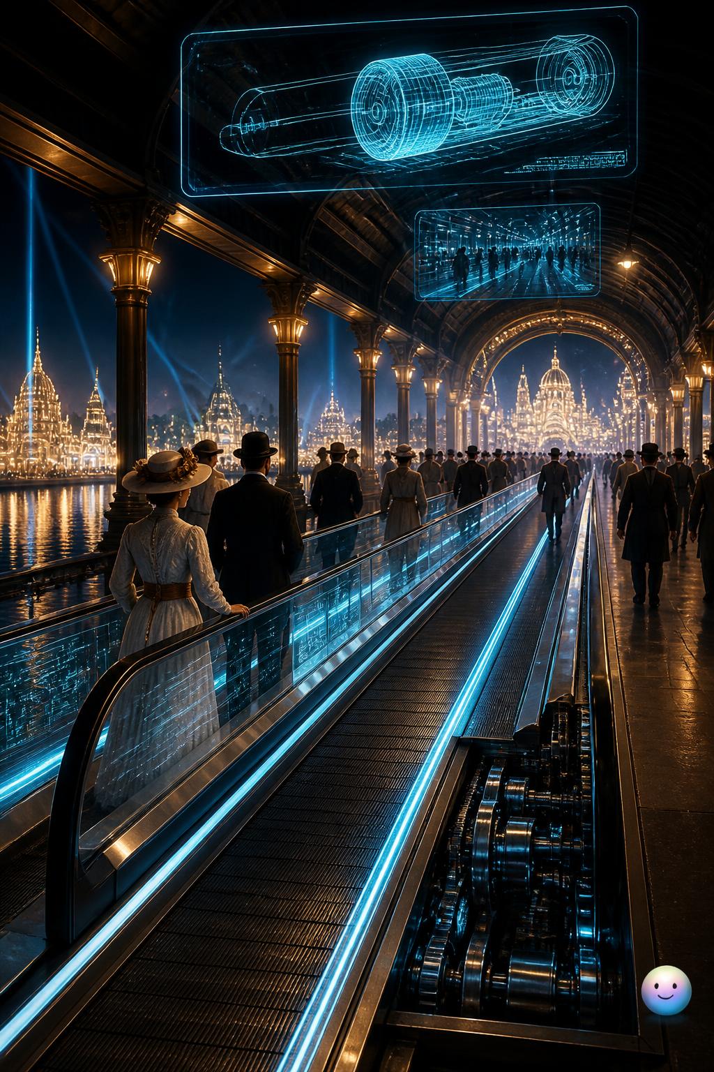 America's first moving sidewalk