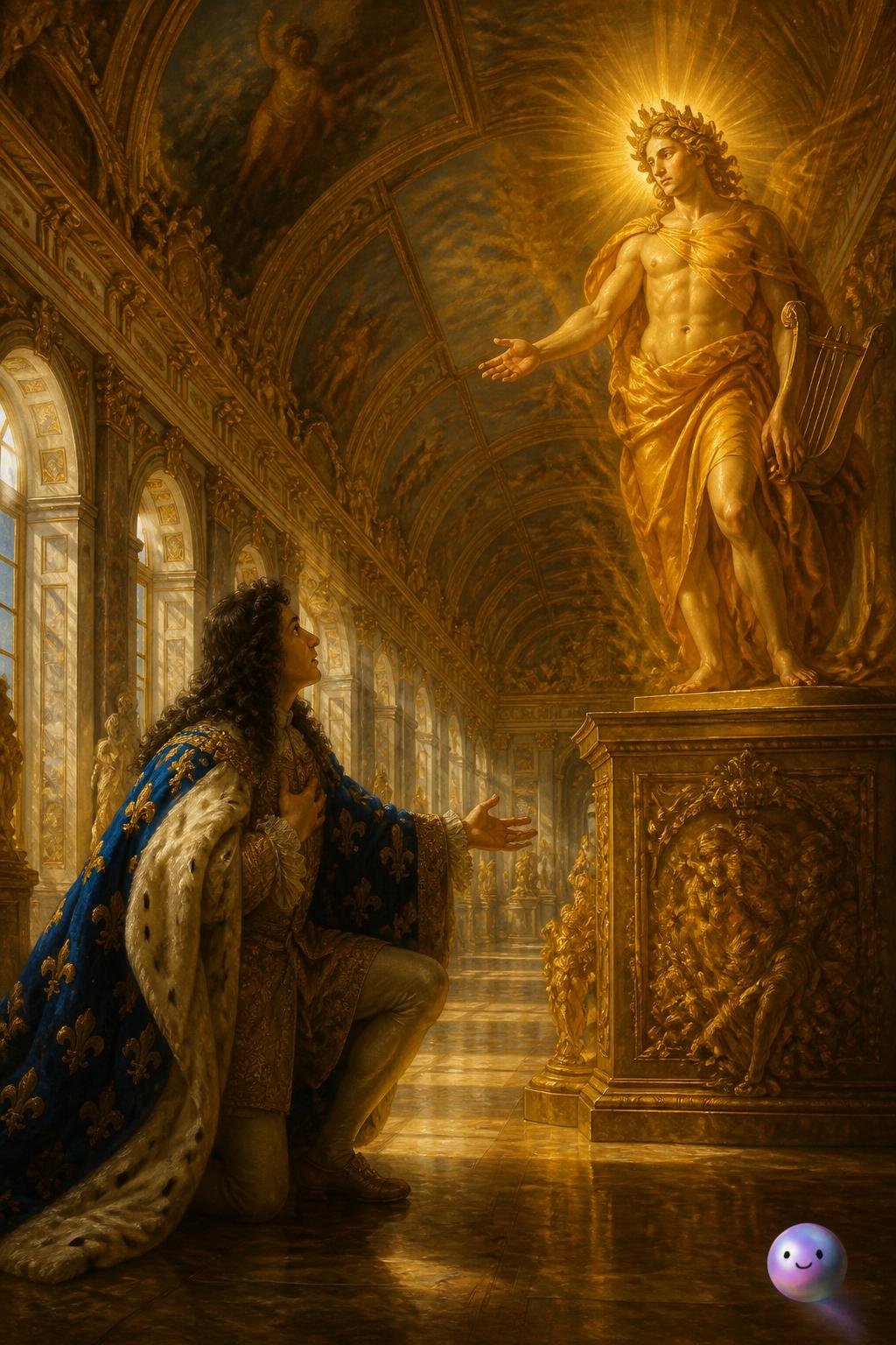El Rey Sol encuentra a su dios