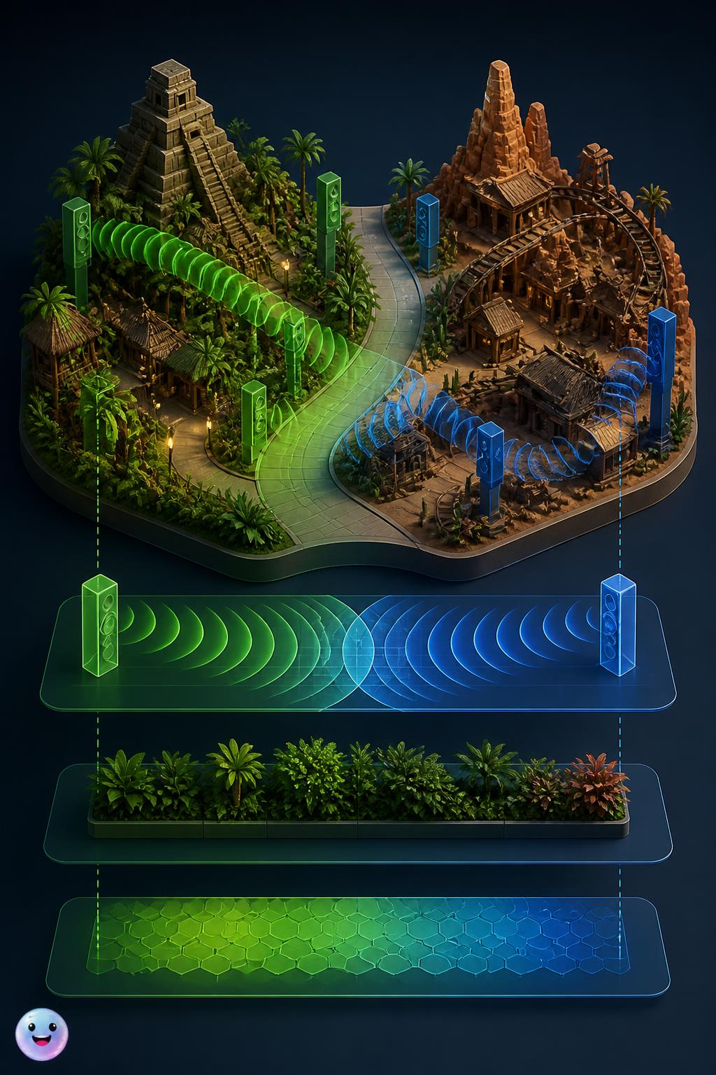 The mathematical music of the lands