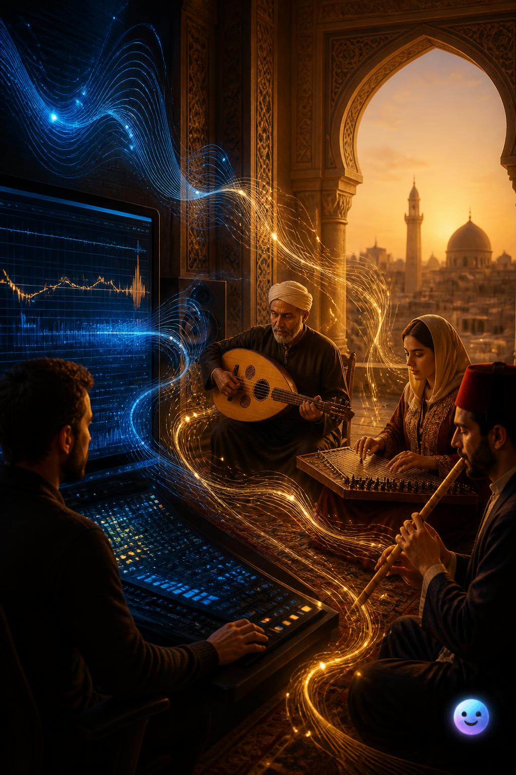Middle Eastern microtones