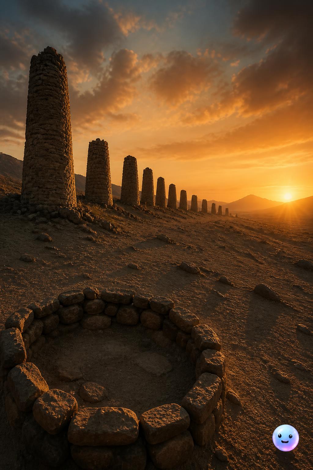 The thirteen solar towers of Peru