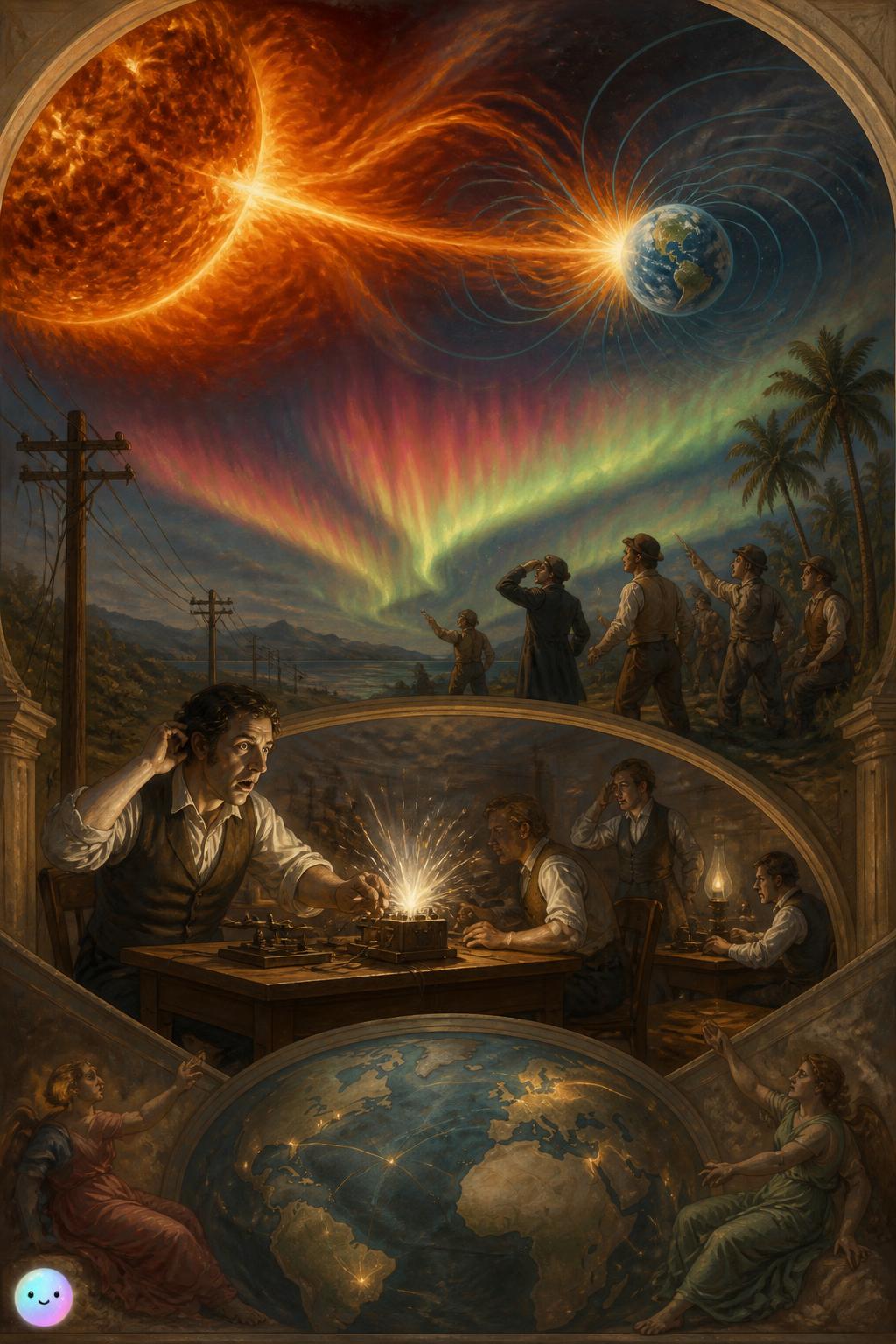 Carrington Event and the solar storm