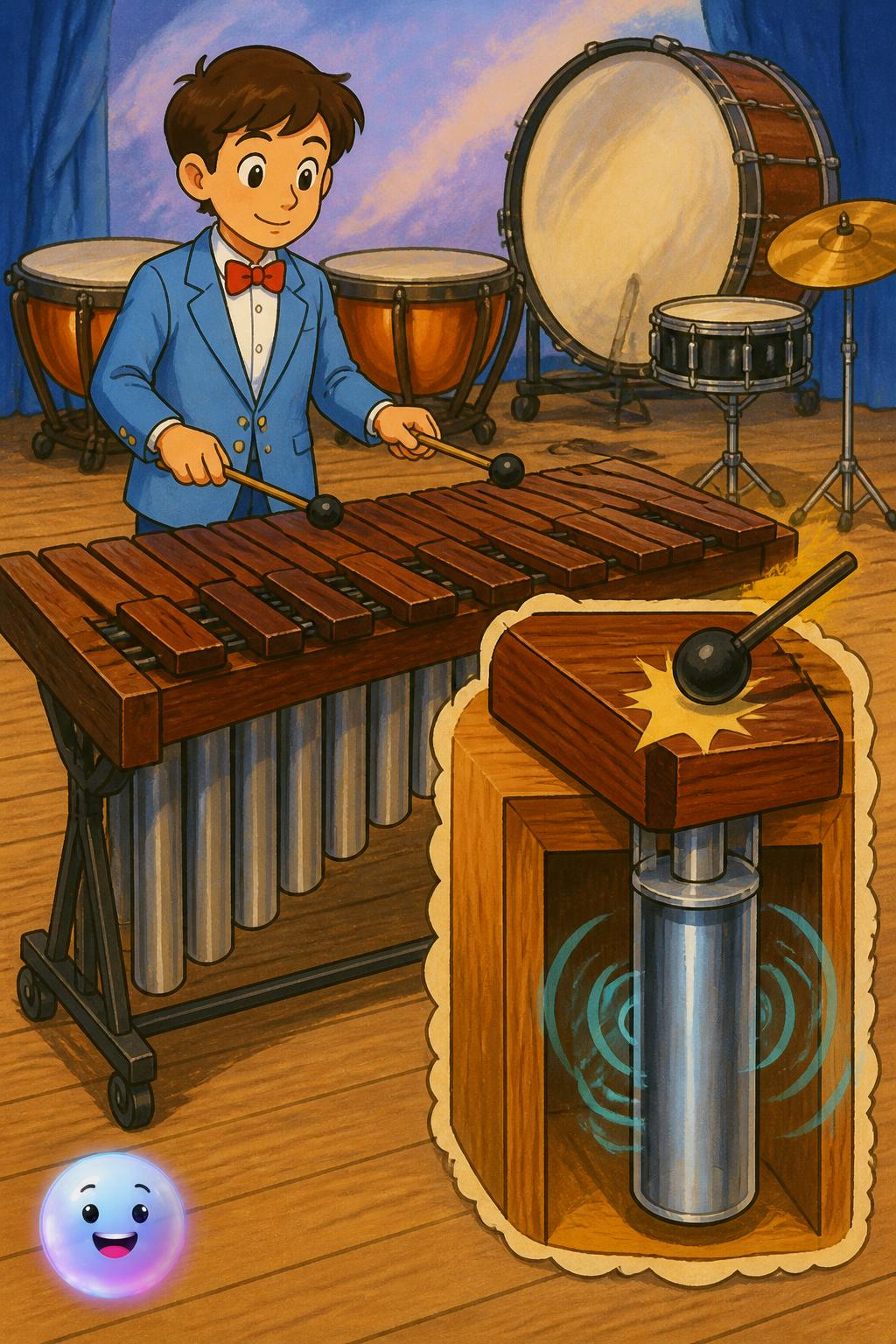 El xilófono y el canto de la madera