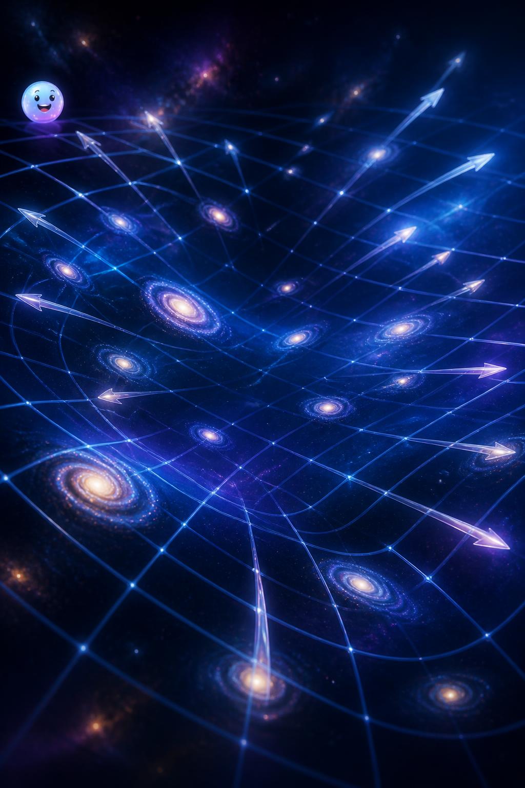 Dark energy is stretching the universe