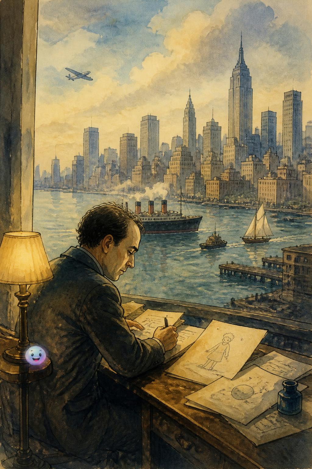 An exile in New York City