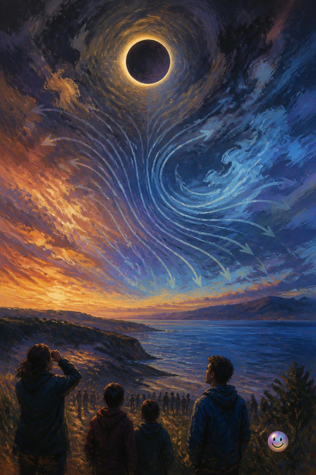 El misterioso origen del viento del eclipse