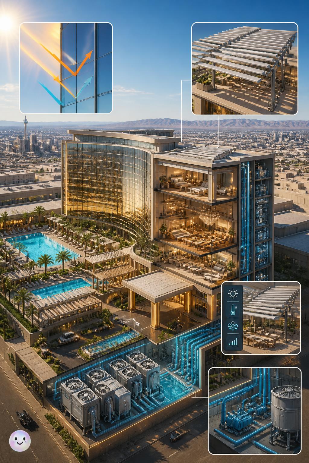 Designing for extreme desert heat