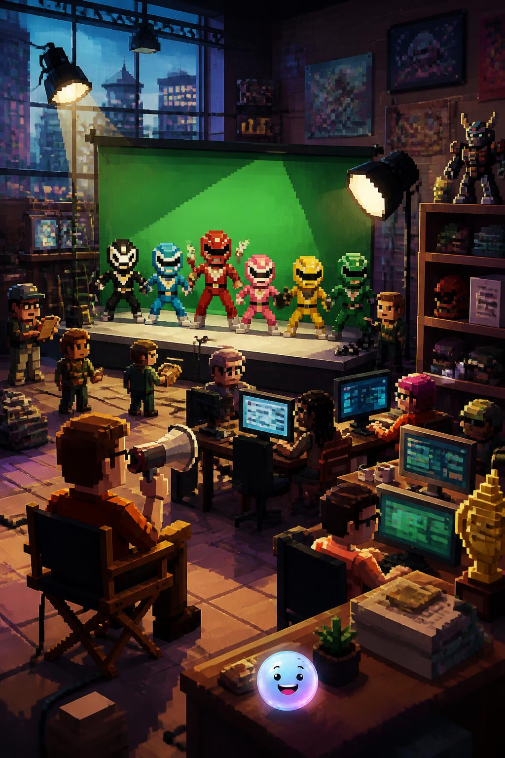 Chroma Squad e a nostalgia pura