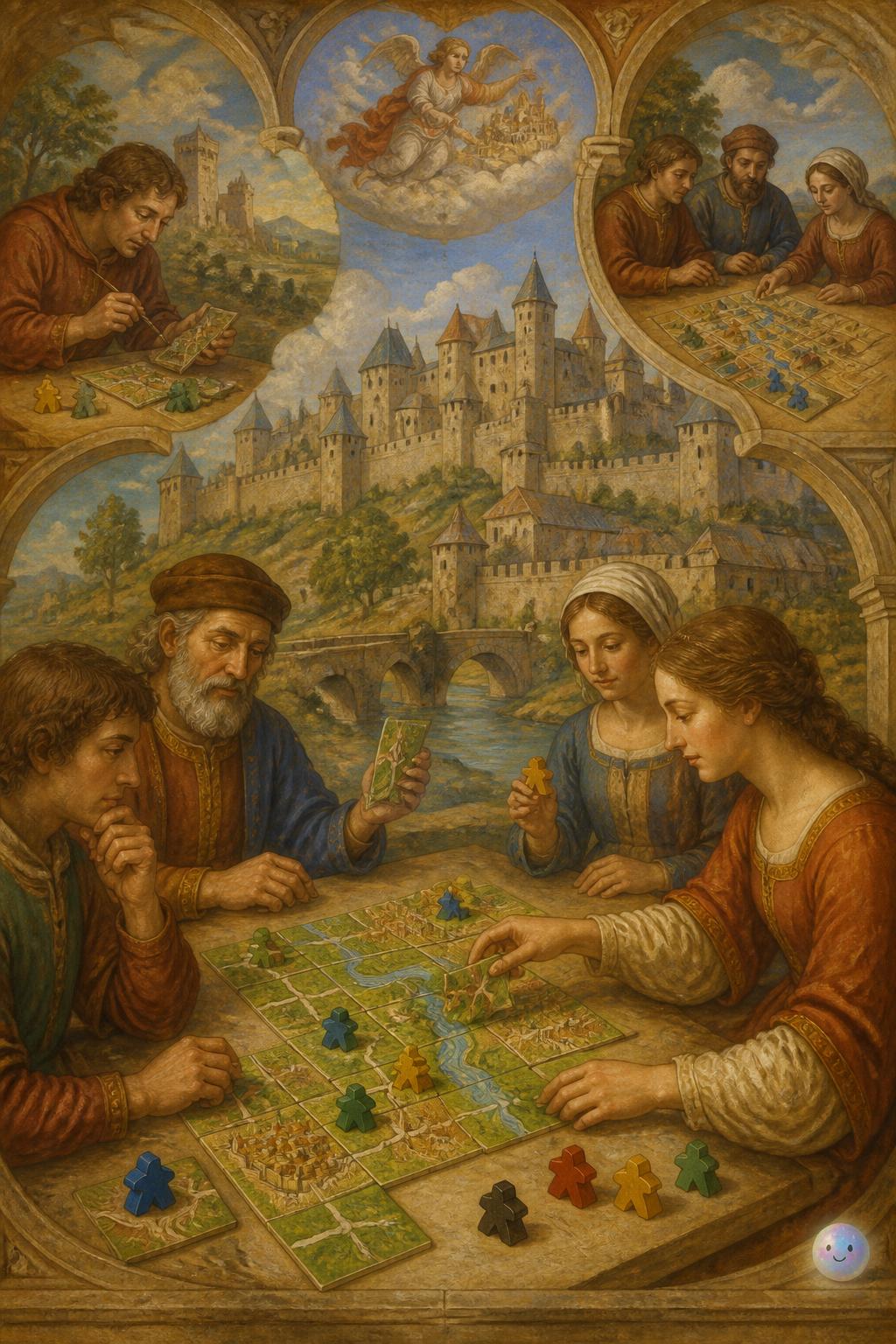 The tile-laying beauty of Carcassonne