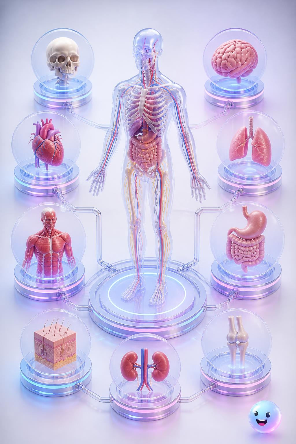 The architecture of the human body