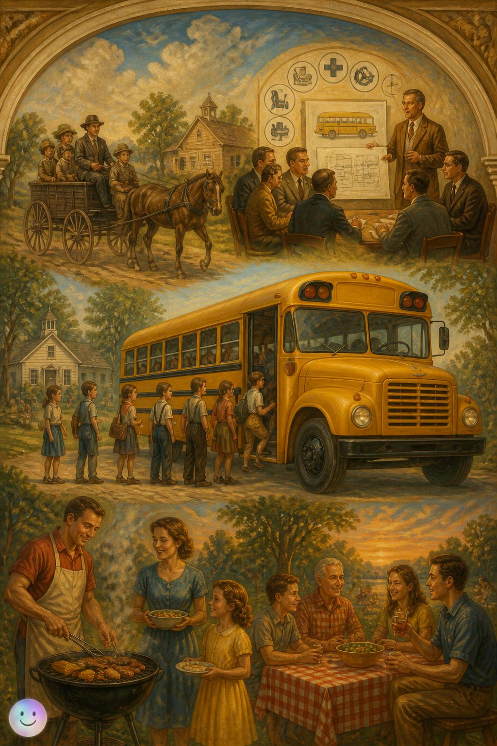 The history of the school bus