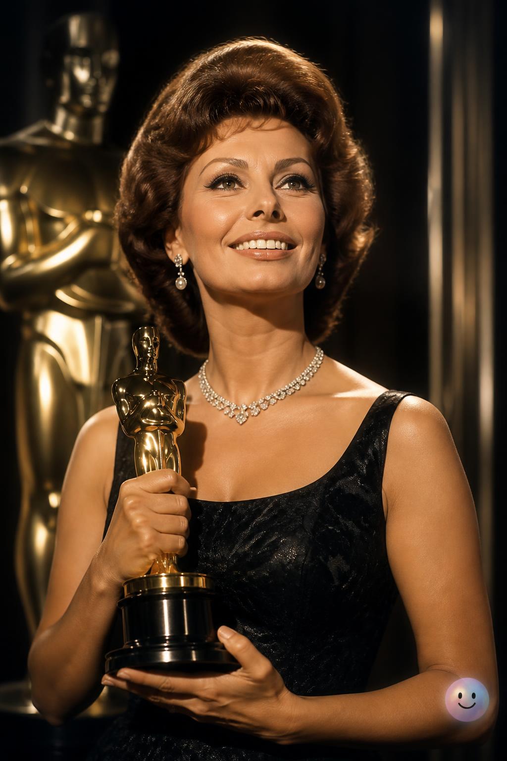 Sophia Loren wins for a non-English performance
