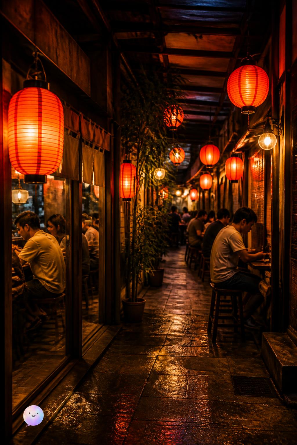 The Japanese izakaya corridor of St. Marks