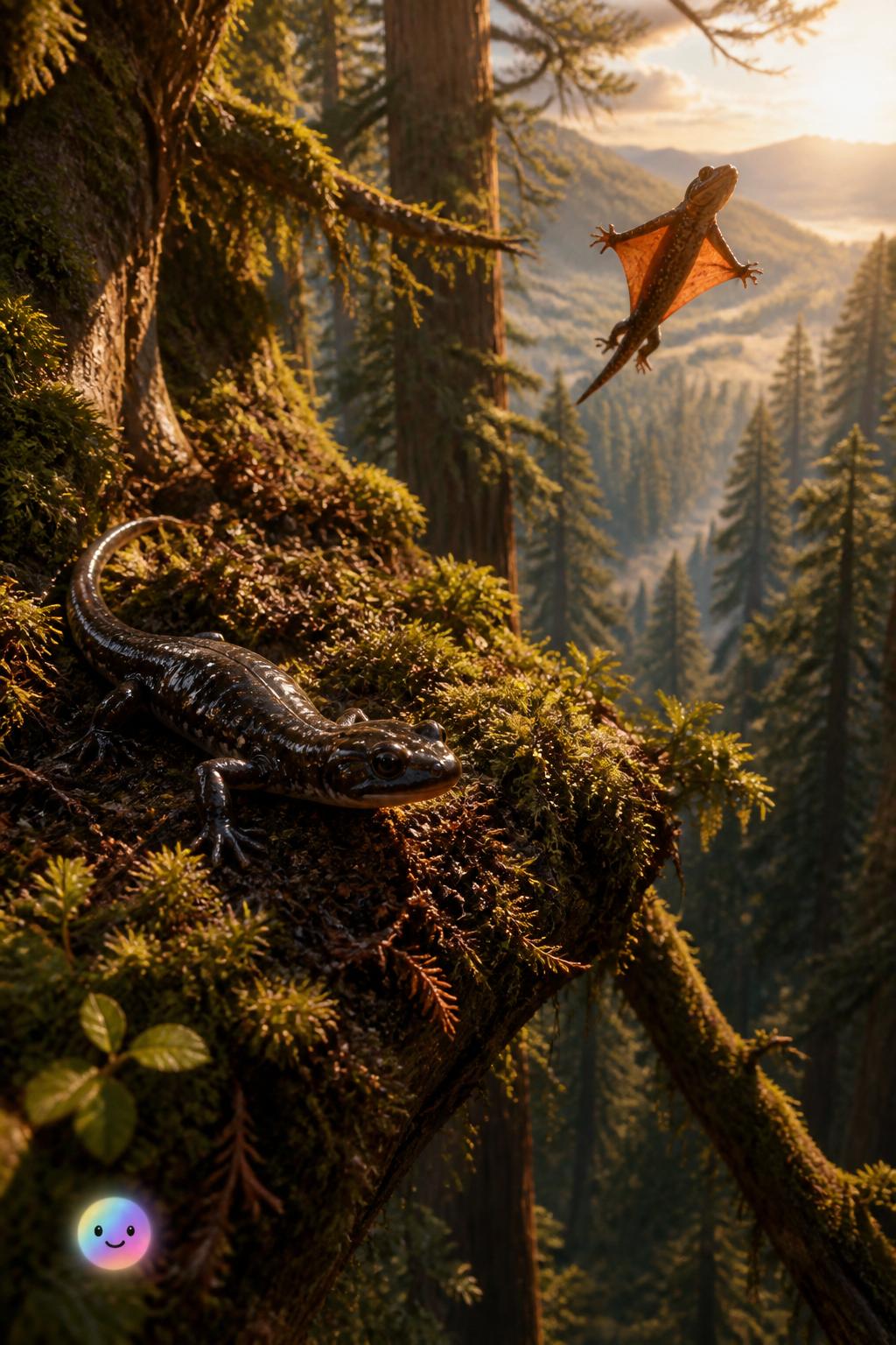 The wandering salamander's sky home