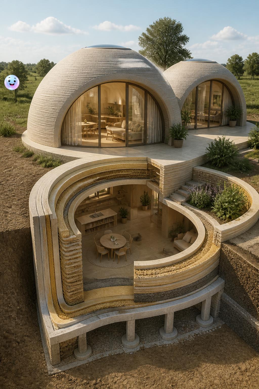 The 3D-printed clay domes of Italy
