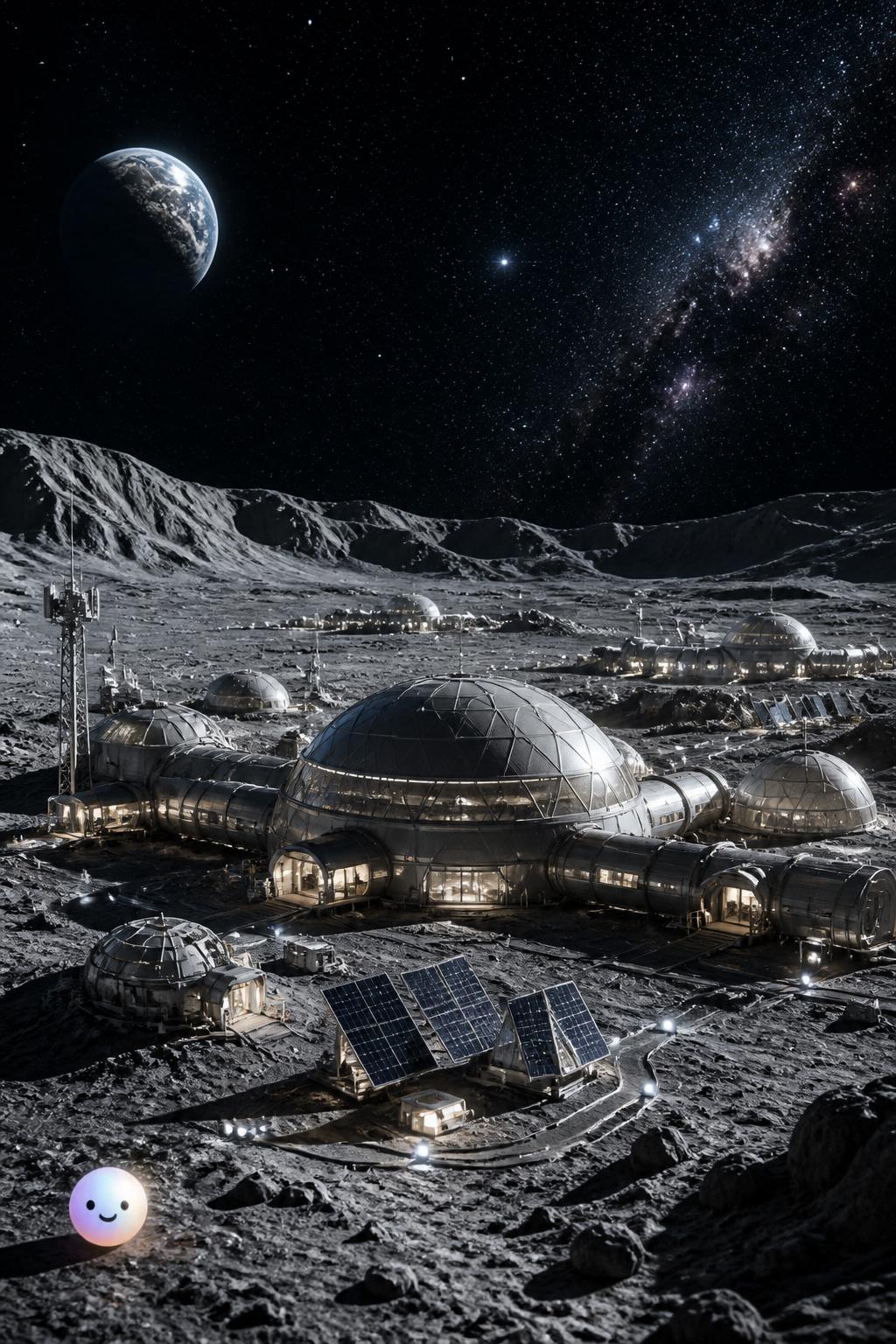 The vision of Moon Base One