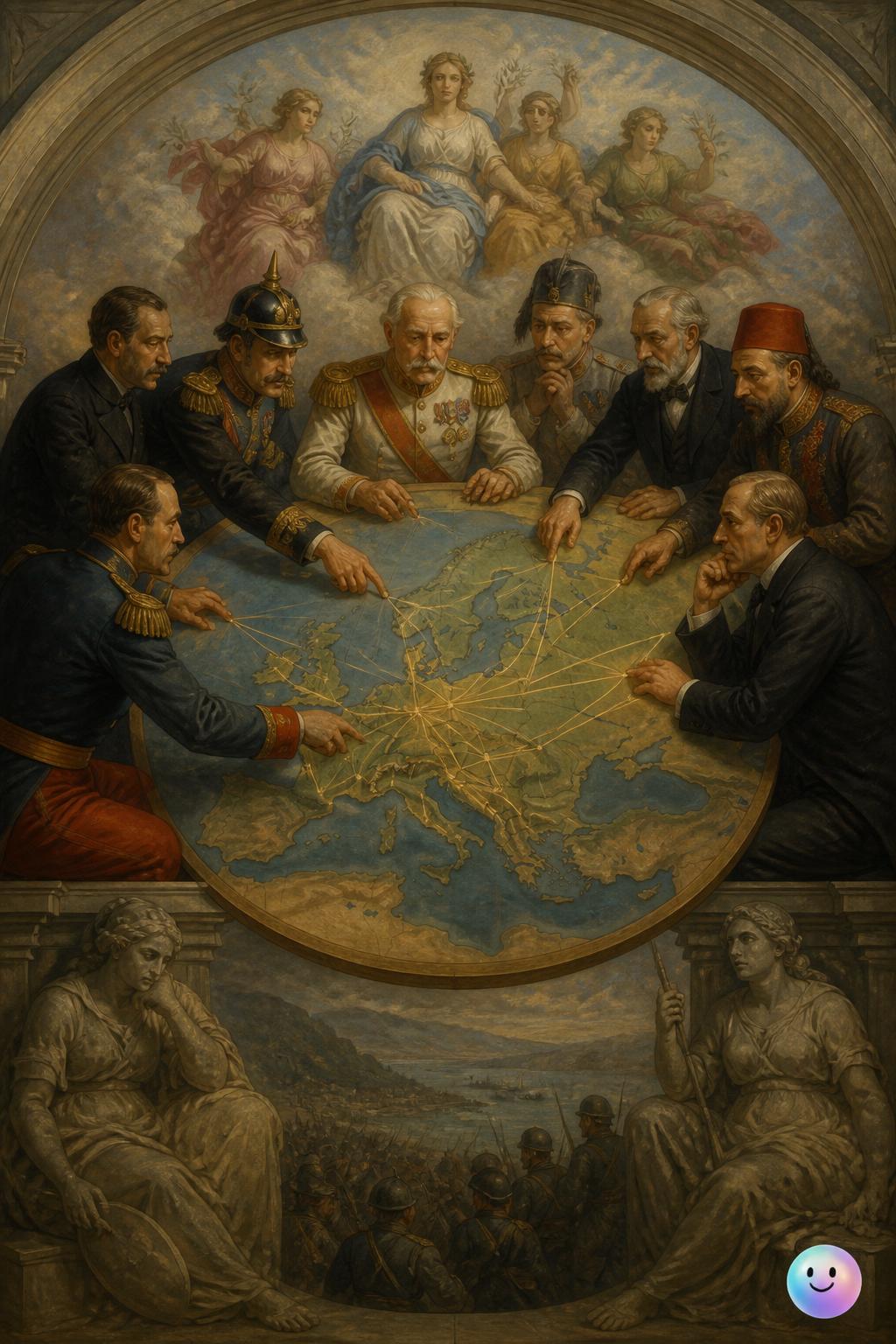 La red secreta de alianzas europeas