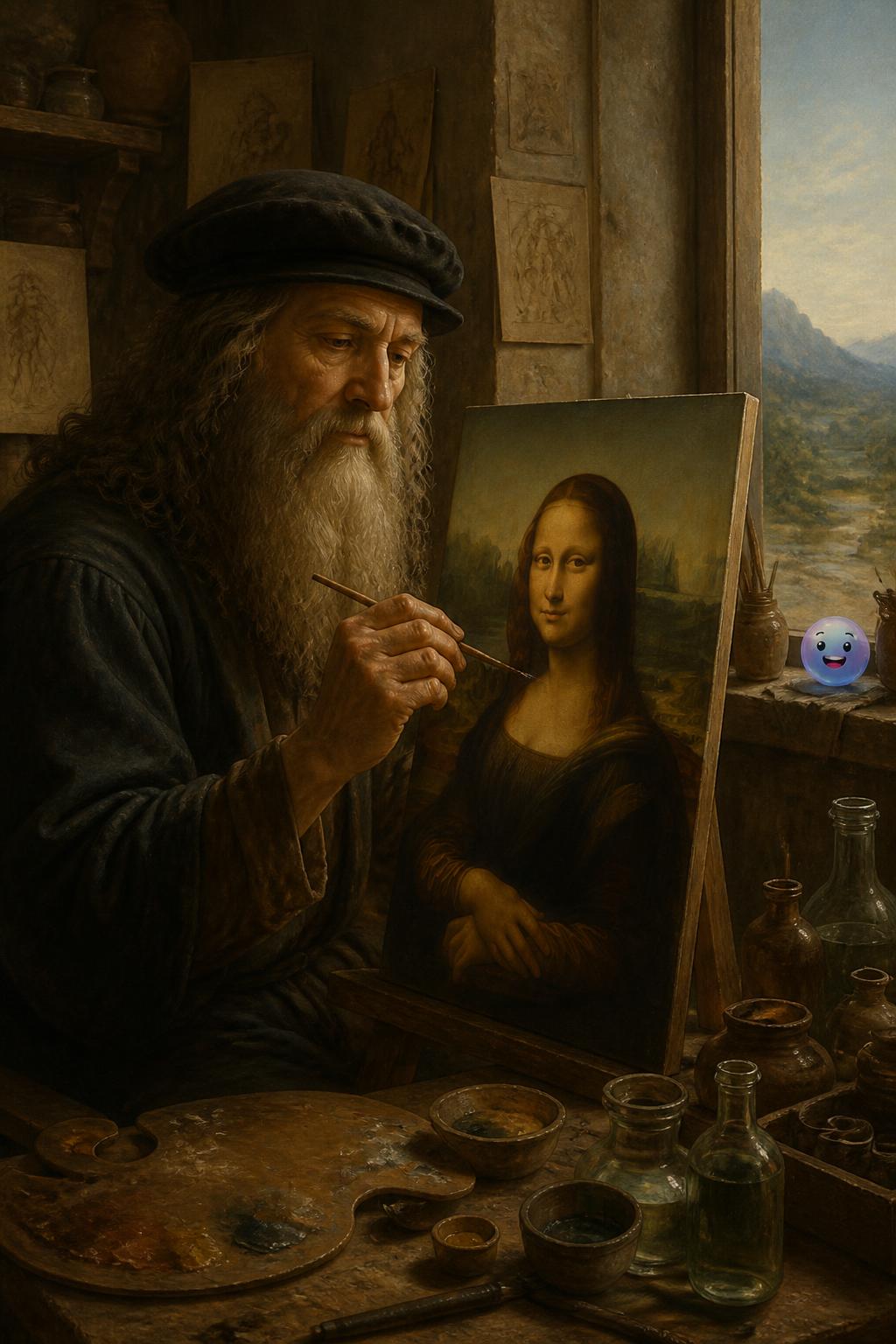 Leonardo and his smoky secrets
