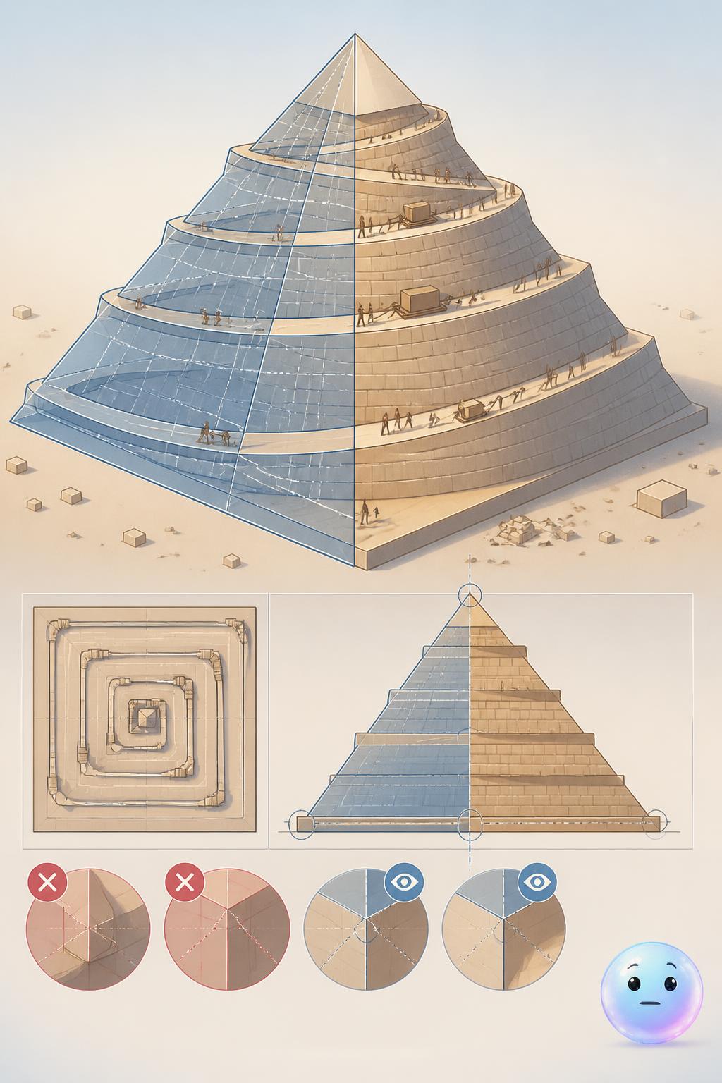 The spiral wrap-around ramp