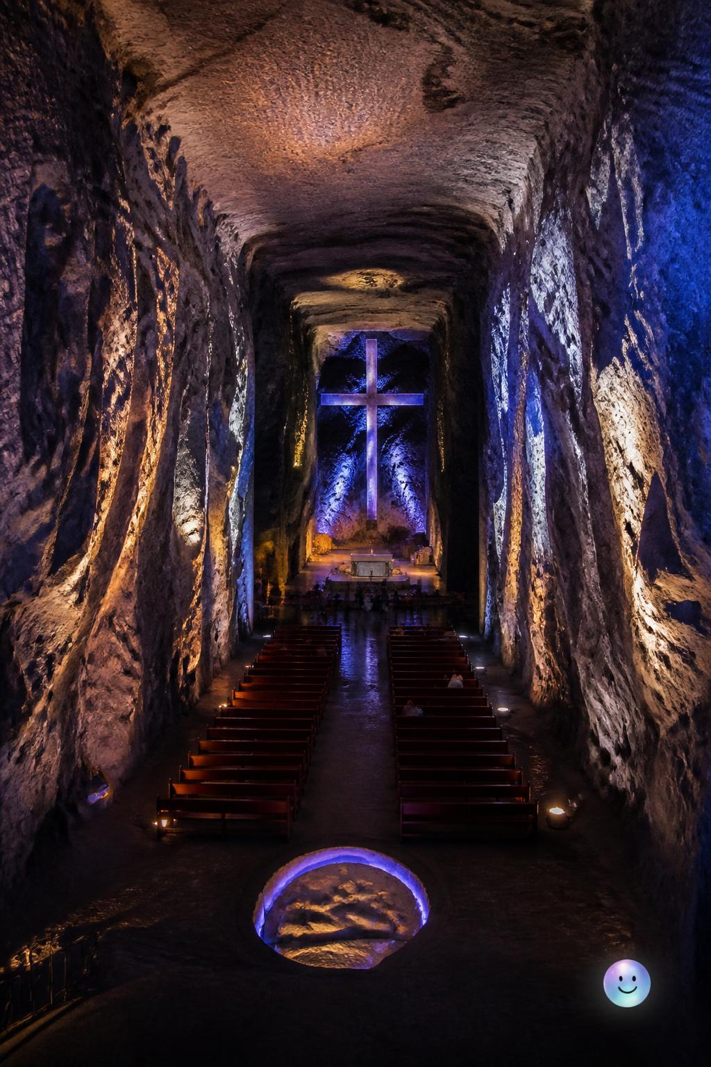 The salt cathedral of Zipaquira