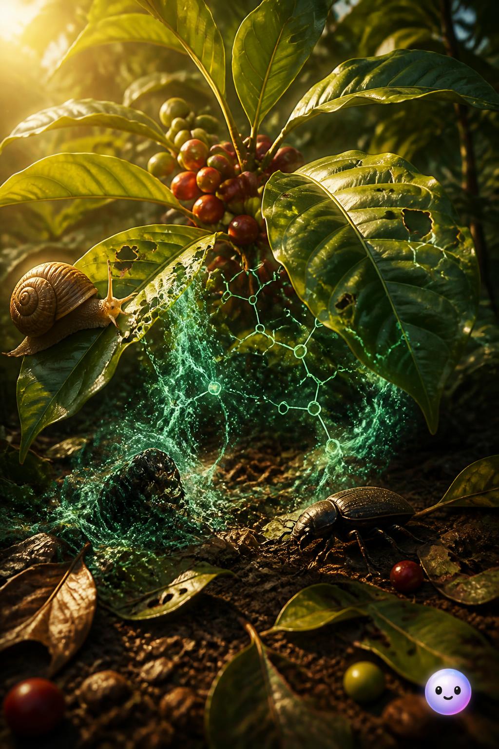 Caffeine as a chemical weapon