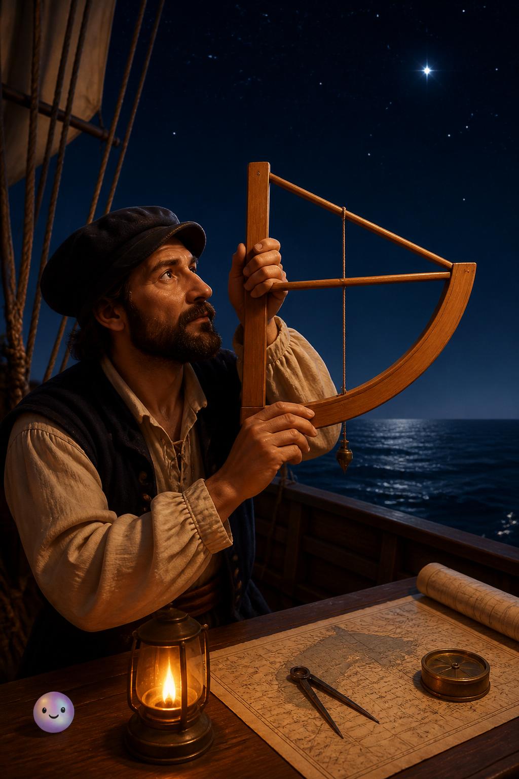 El cuadrante y la altura de las estrellas