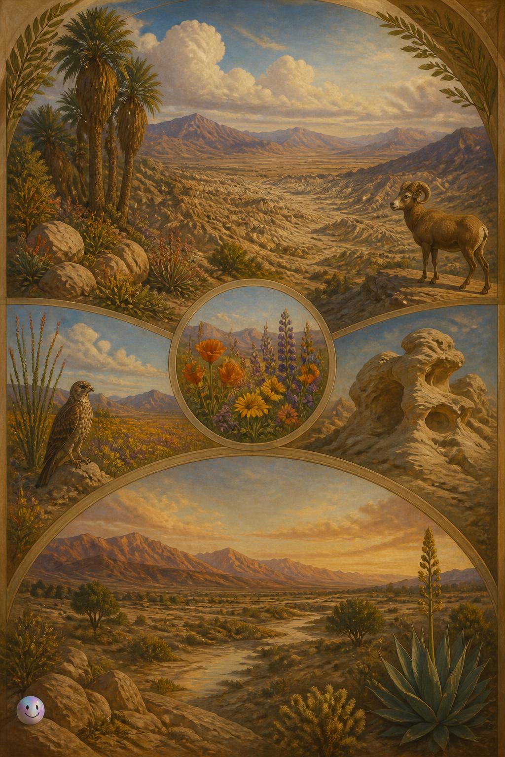 Anza-Borrego dominates the southern desert