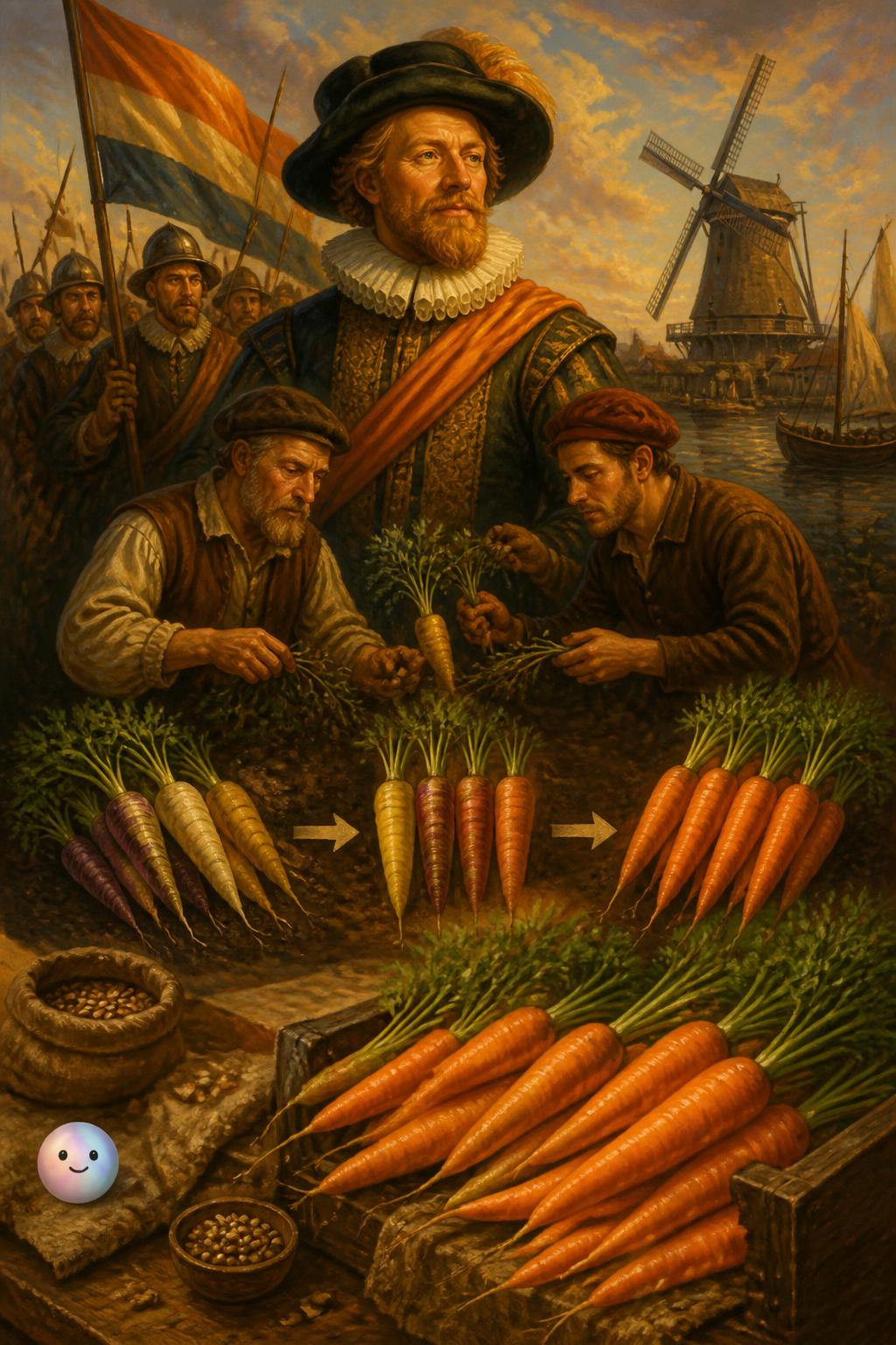 Why carrots turned orange