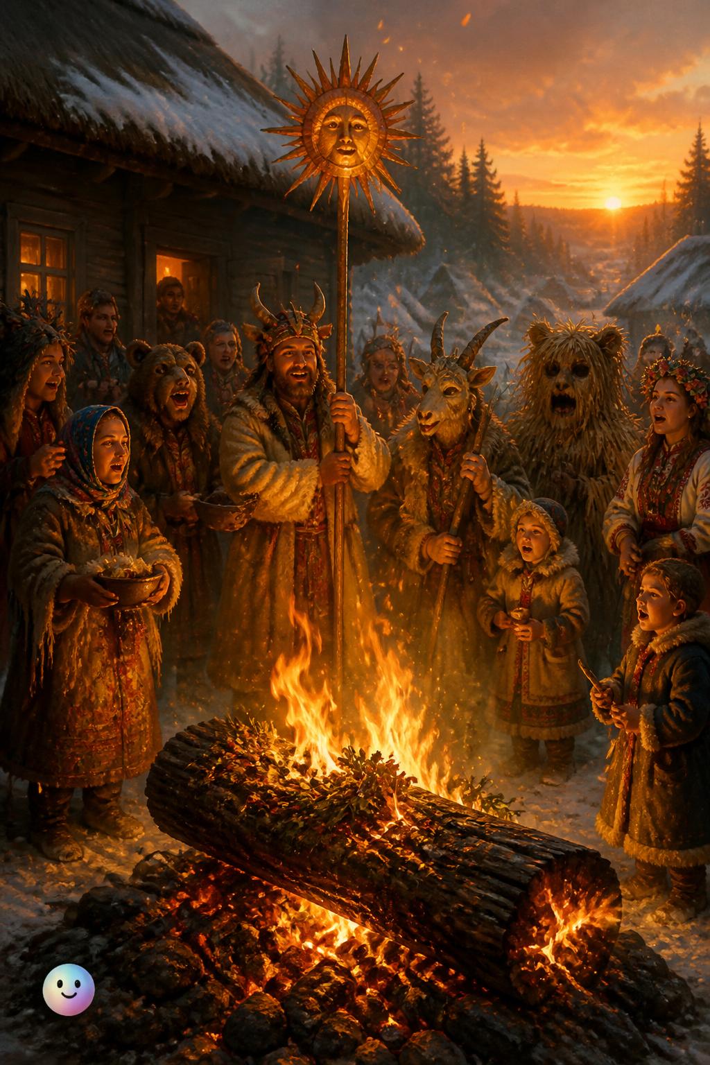 Koliada and the rebirth of the winter sun