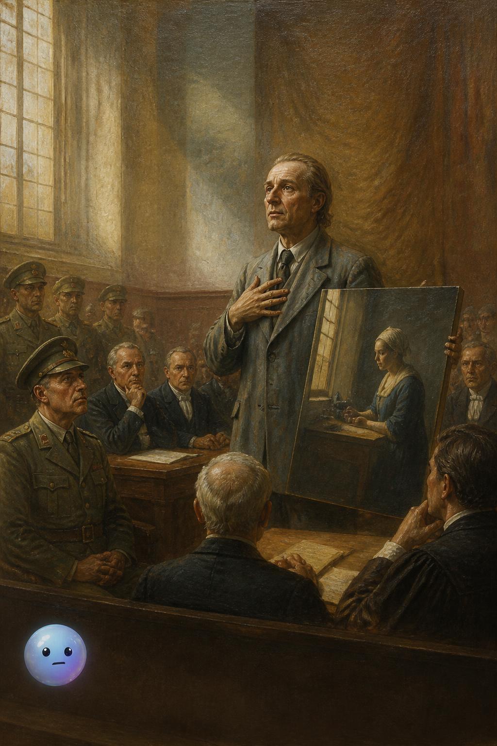 The desperate post-war trial