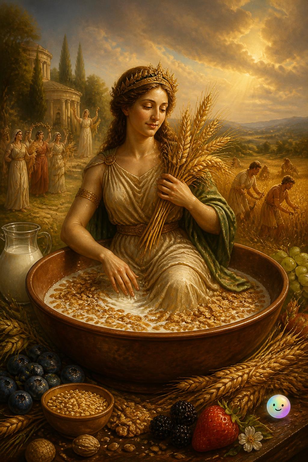 A goddess in your breakfast bowl