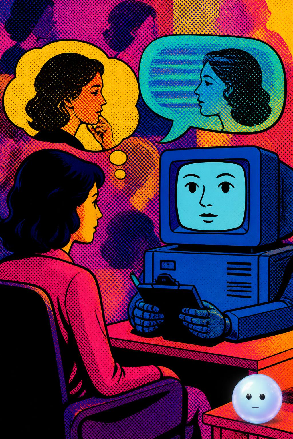 The therapist in the screen