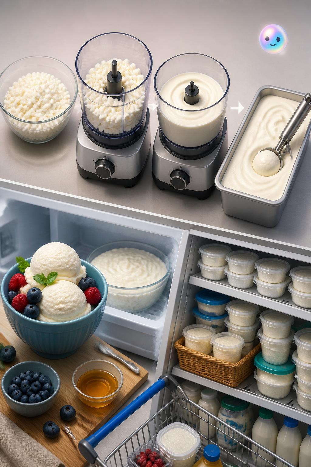 How to make blended ice cream
