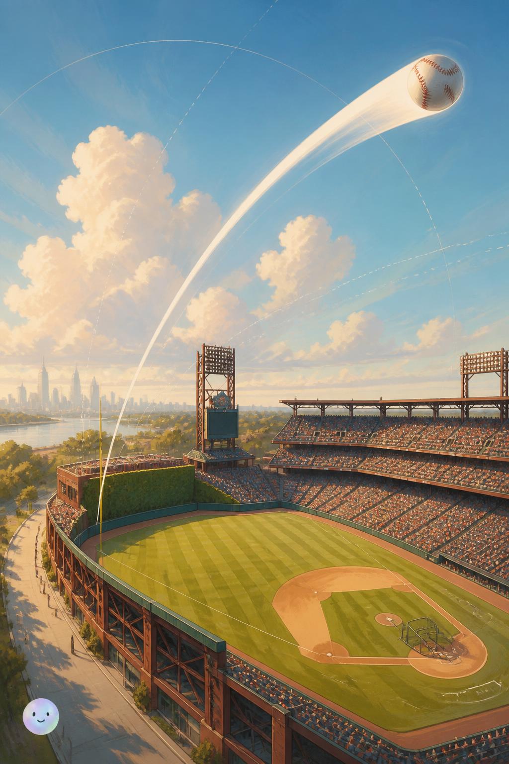 Ballpark dimensions and flight