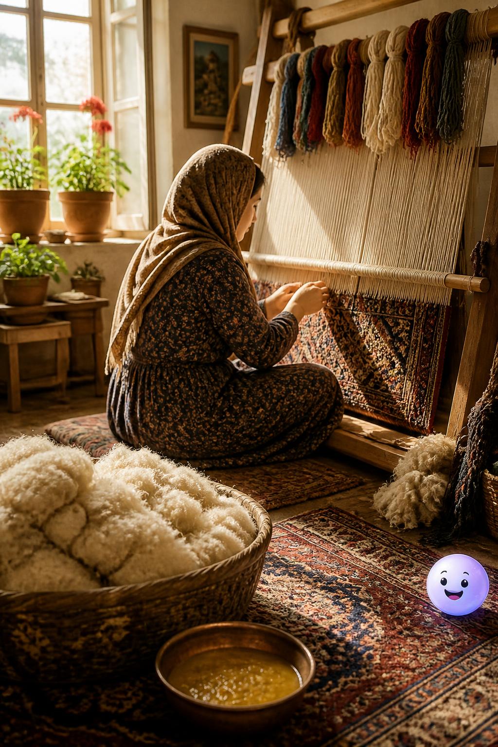 The double-knotted rug: how lanolin preserves Persian carpets