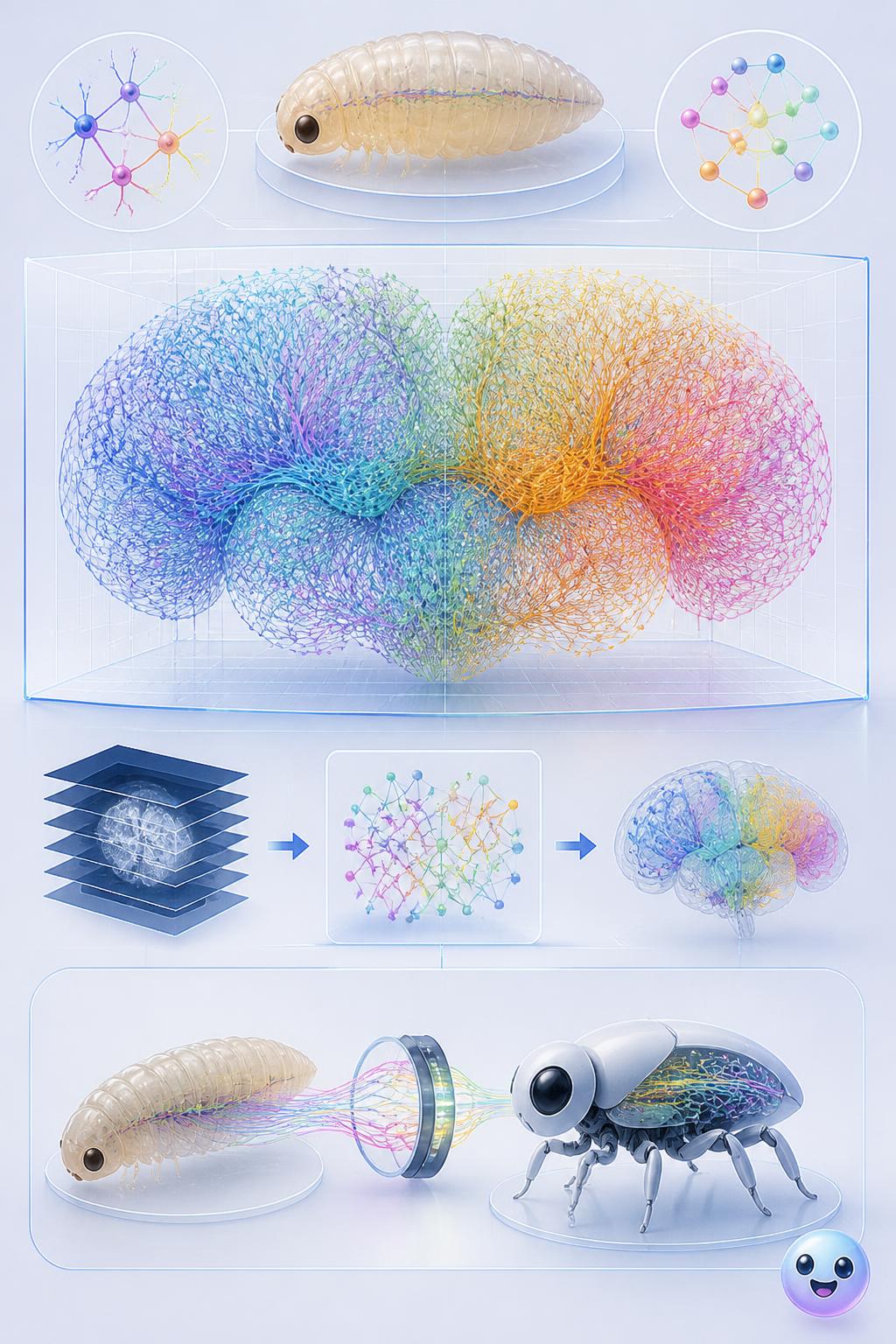 Mapping the complete connectome of living organisms