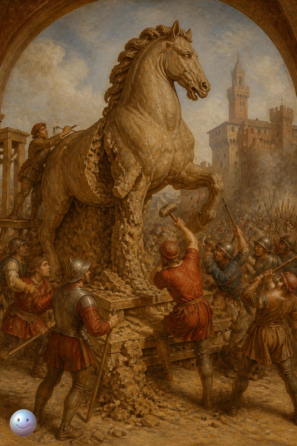 The clay horse that never was