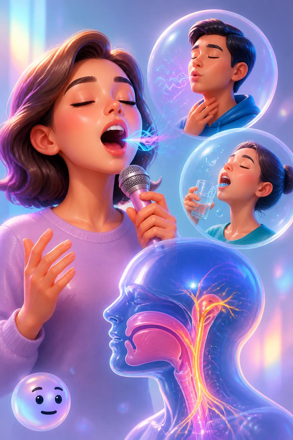 Cantar, tararear y hacer gárgaras