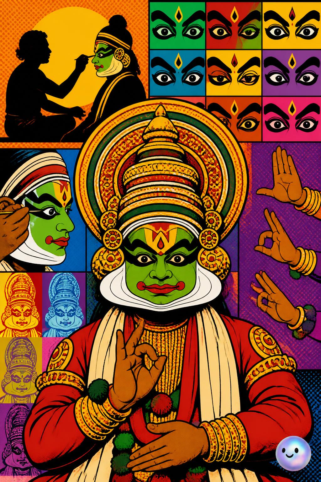 El Kathakali y el arte de los ojos