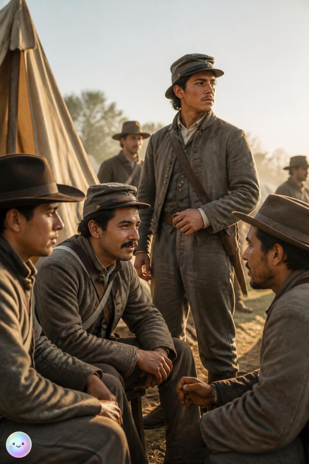 Soldados latinos en la guerra civil