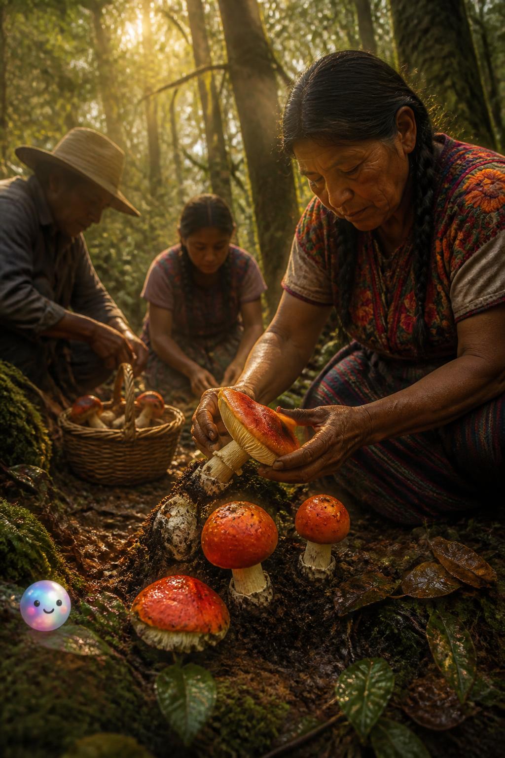 Foraging wild yuyos in the high forests
